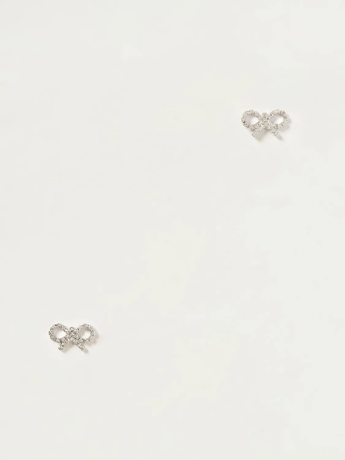 Orecchini Self-Portrait in ottone con strass incastonati