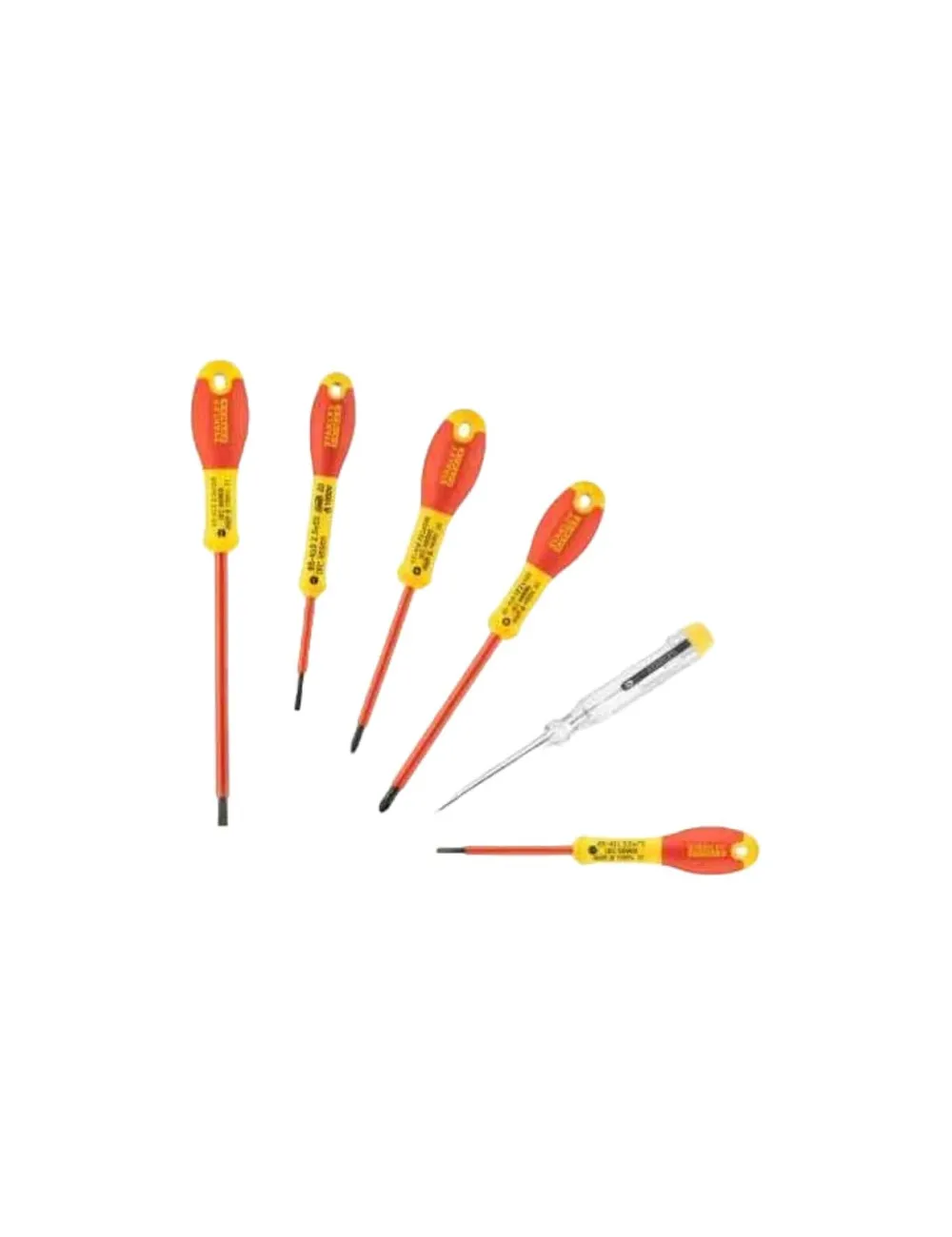 SET OF 6 INSULATED SCREWDRIVER