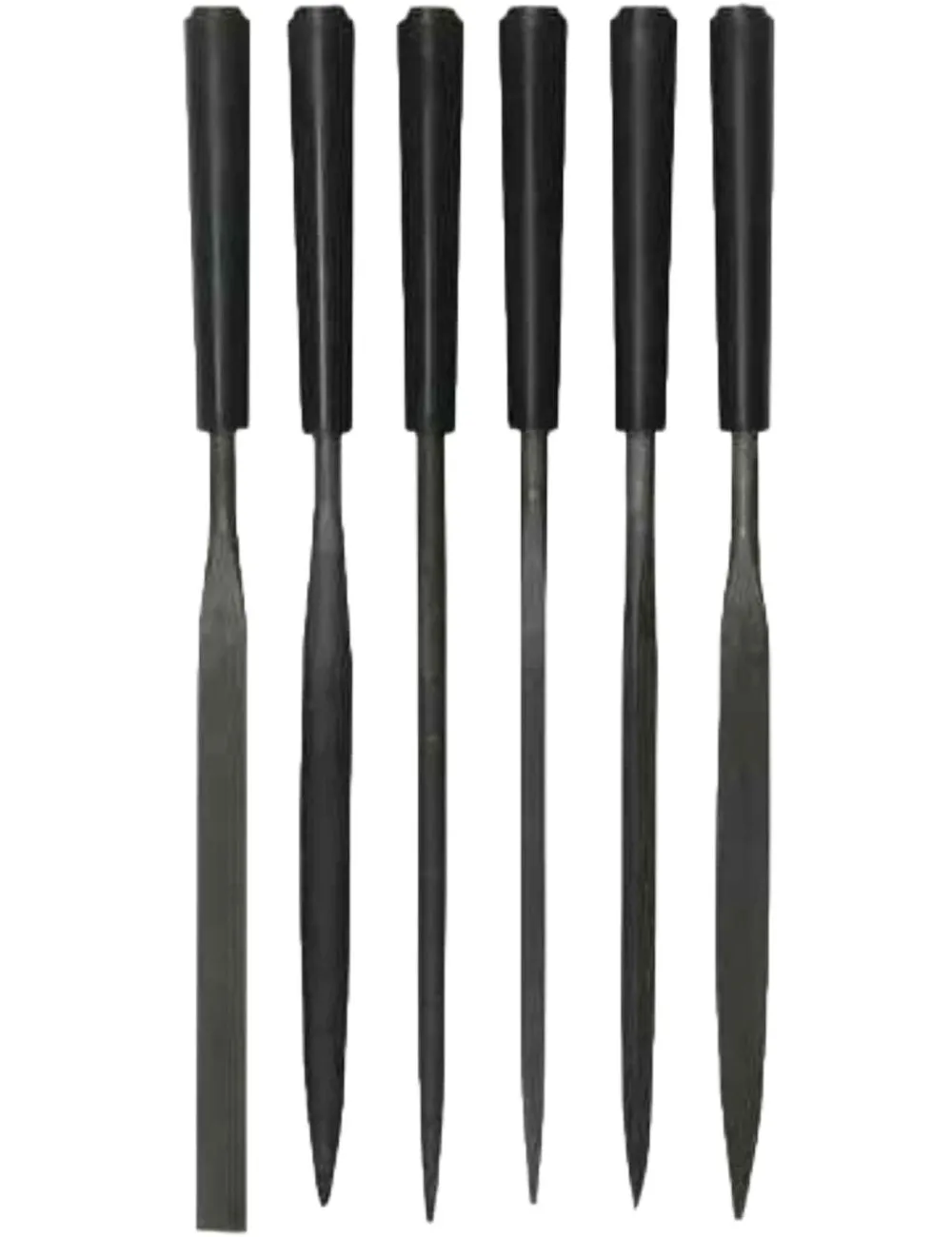SET OF 6 NEEDLE FILES