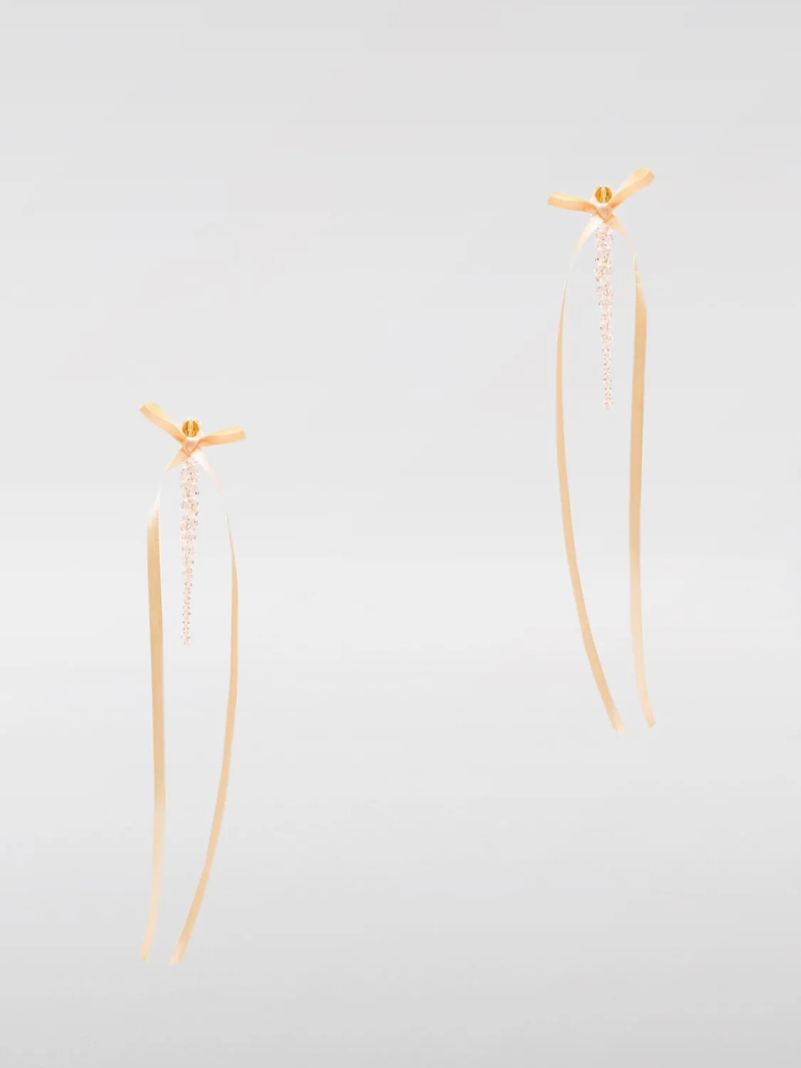 Orecchini Simone Rocha in resina sfaccettata con fiocco