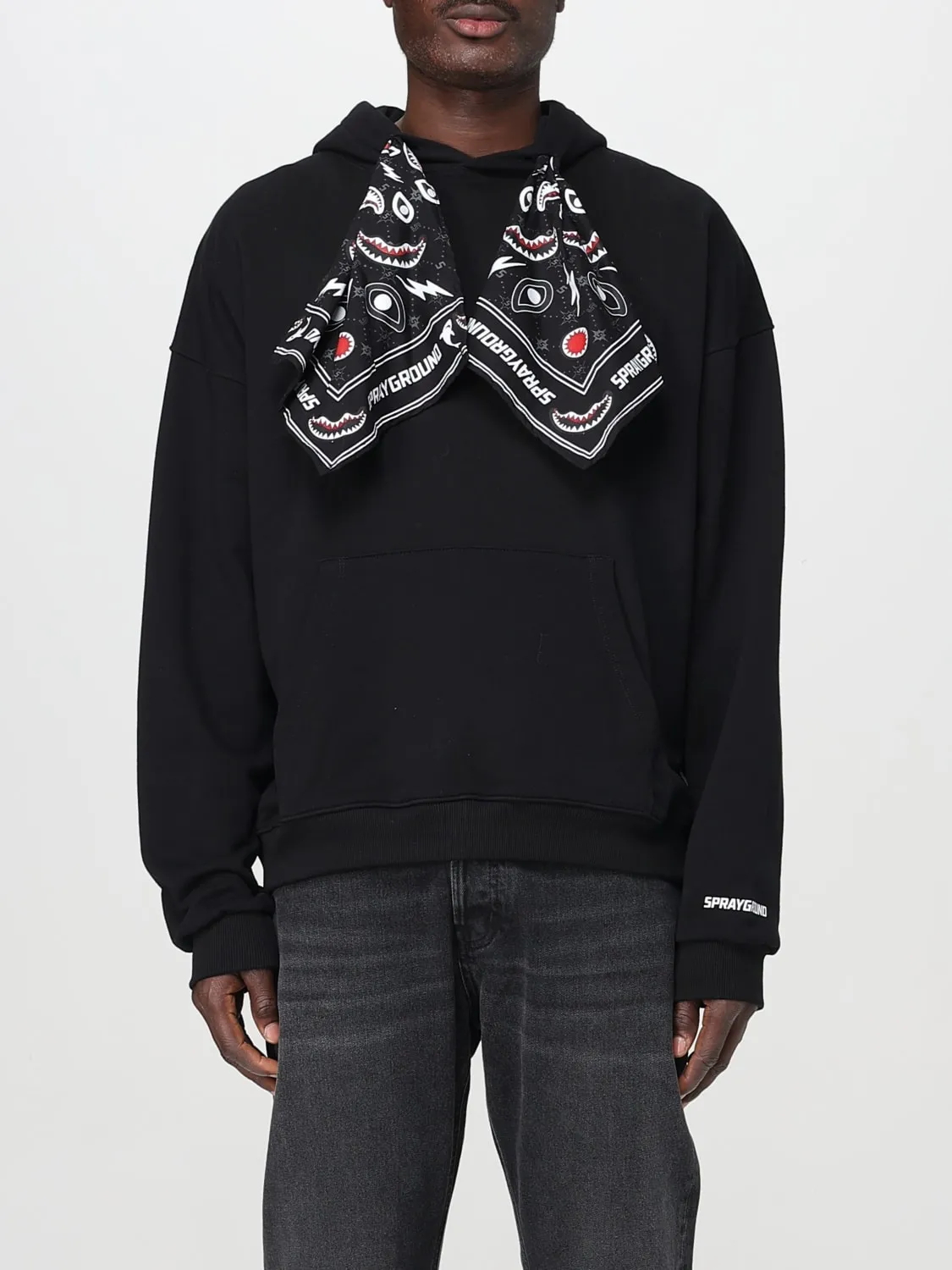 Felpa con cappuccio e foulard Sprayground