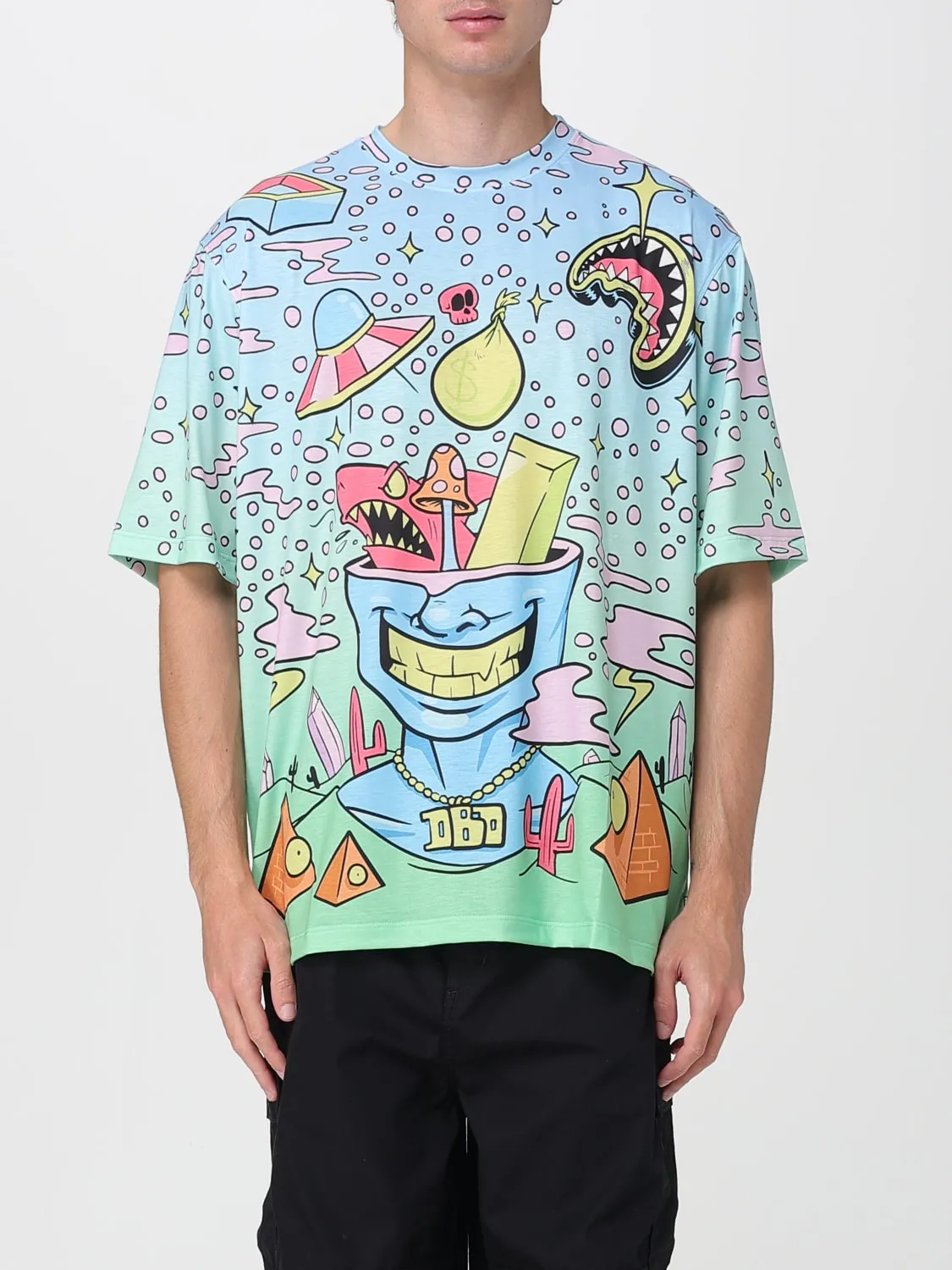 T-shirt stampata Sprayground con maxi logo