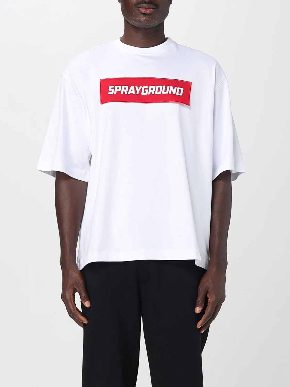 T-shirt Sprayground in misto cotone con logo