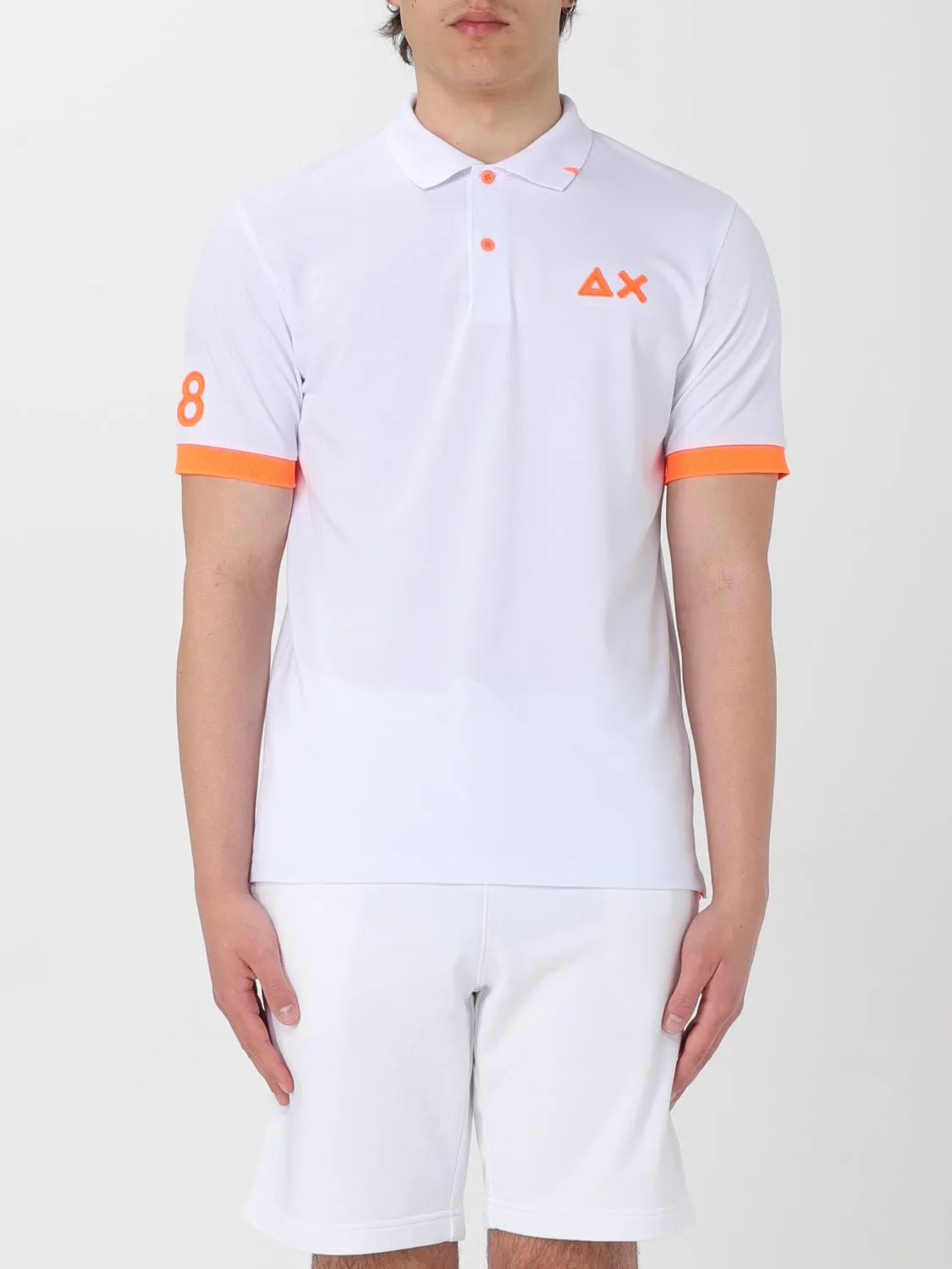 Polo Sun 68 in piquet di cotone con logo