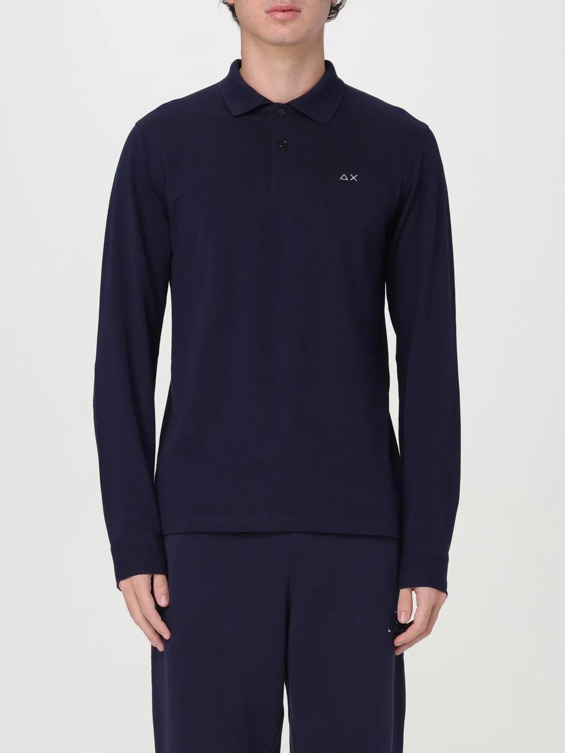 Polo SUN68 in piquet di cotone