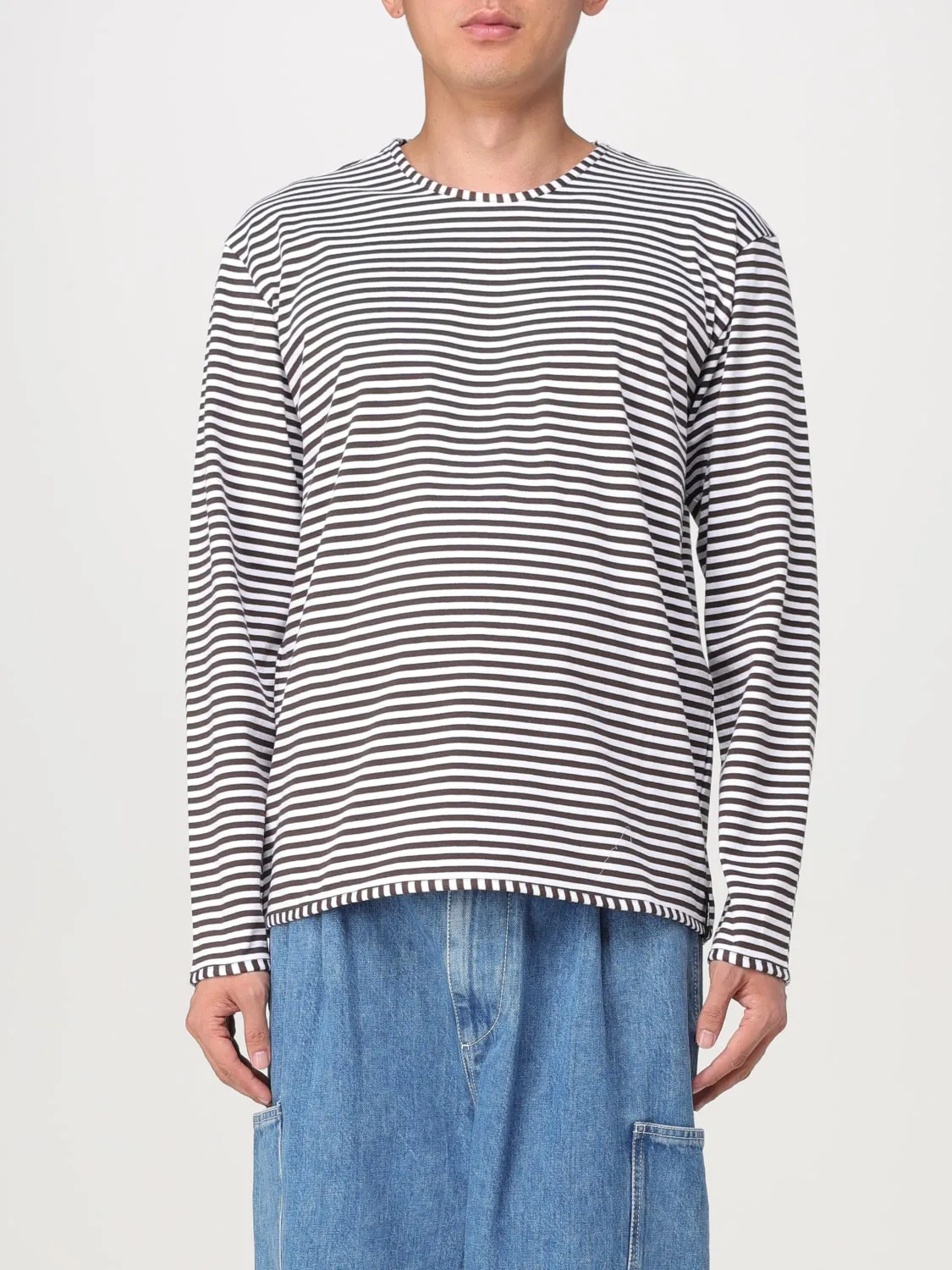 T-shirt Sunnei in cotone organico a righe