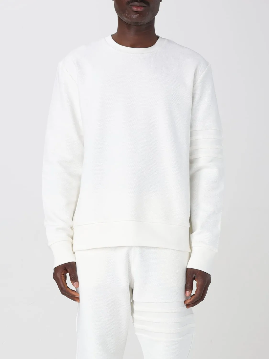 Felpa a girocollo basic Thom Browne in cotone