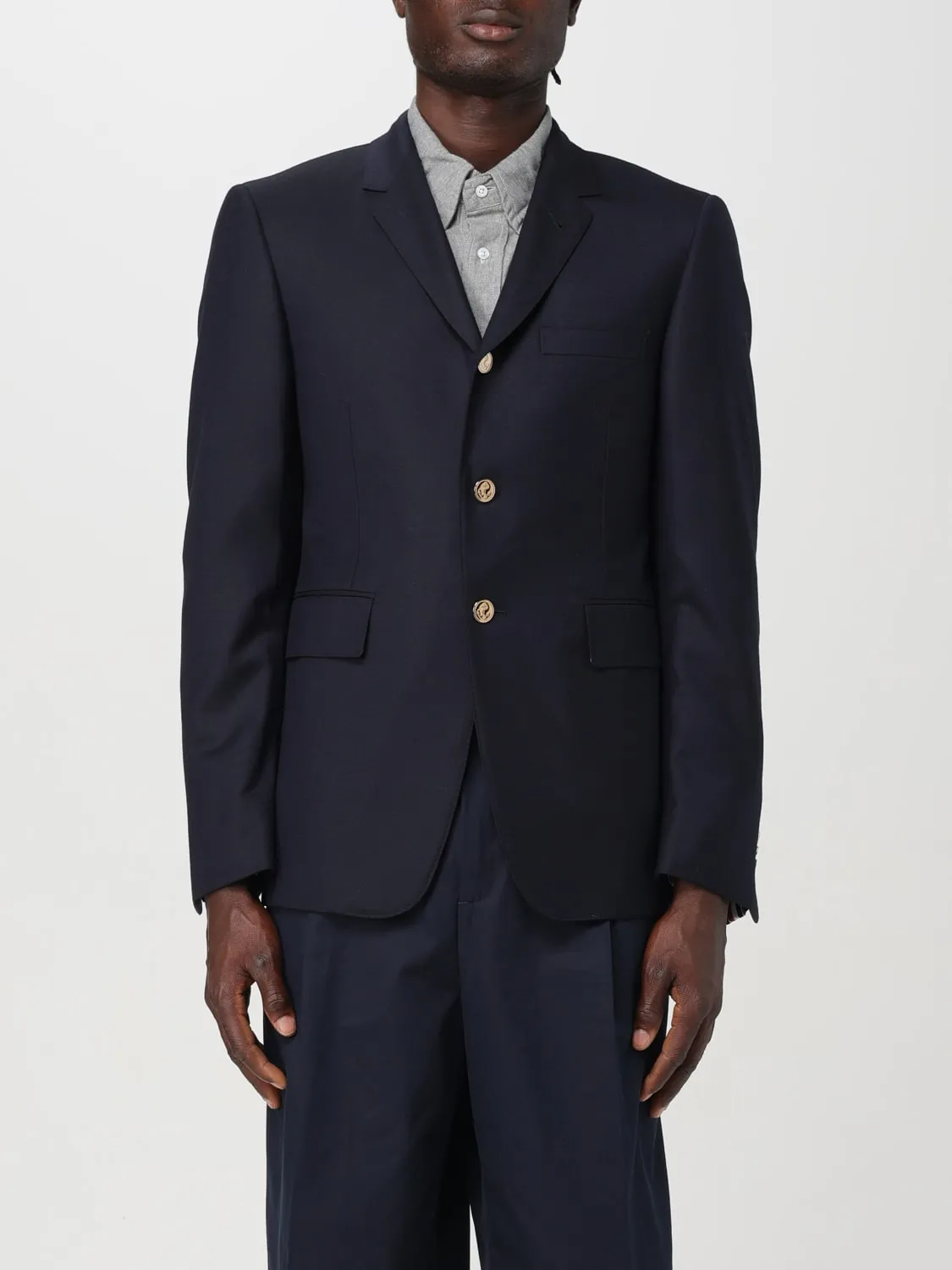 Blazer a monopetto Thom Browne di lana
