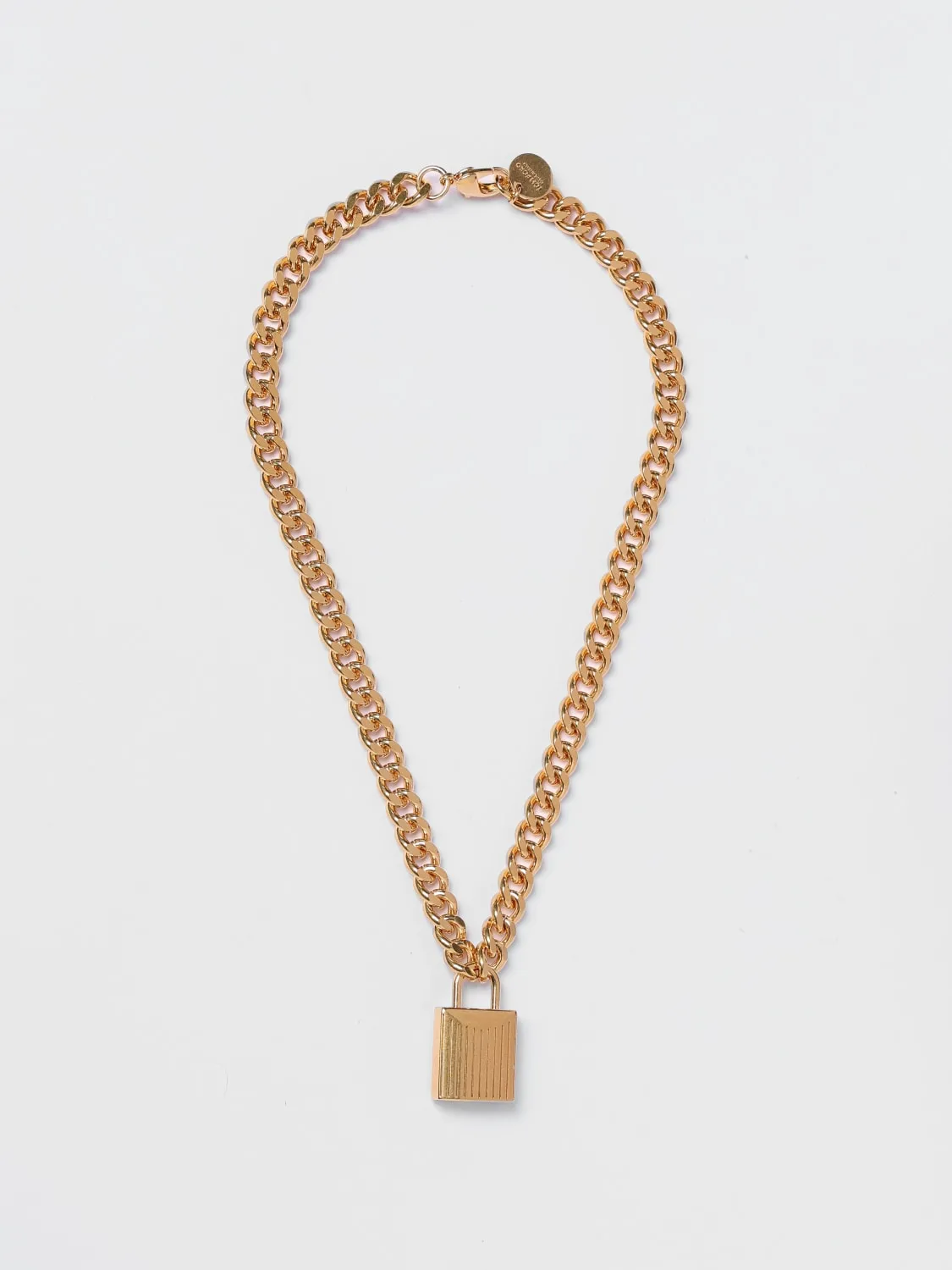 Collana Tom Ford in ottone con ciondolo lock