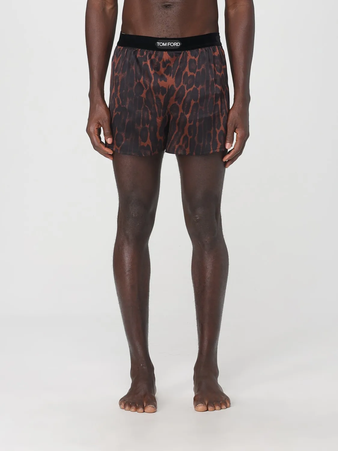Boxer intimo in seta animalier Tom Ford