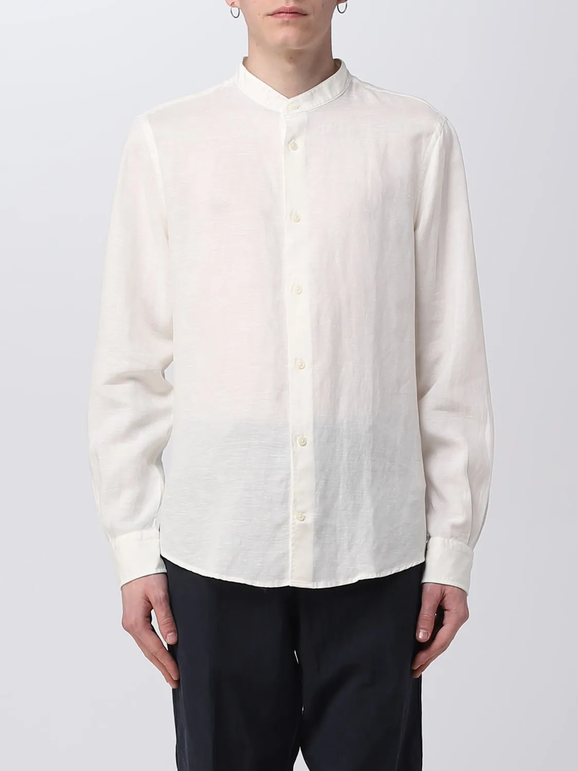 Camicia Tommy Hilfiger in lino e tencel