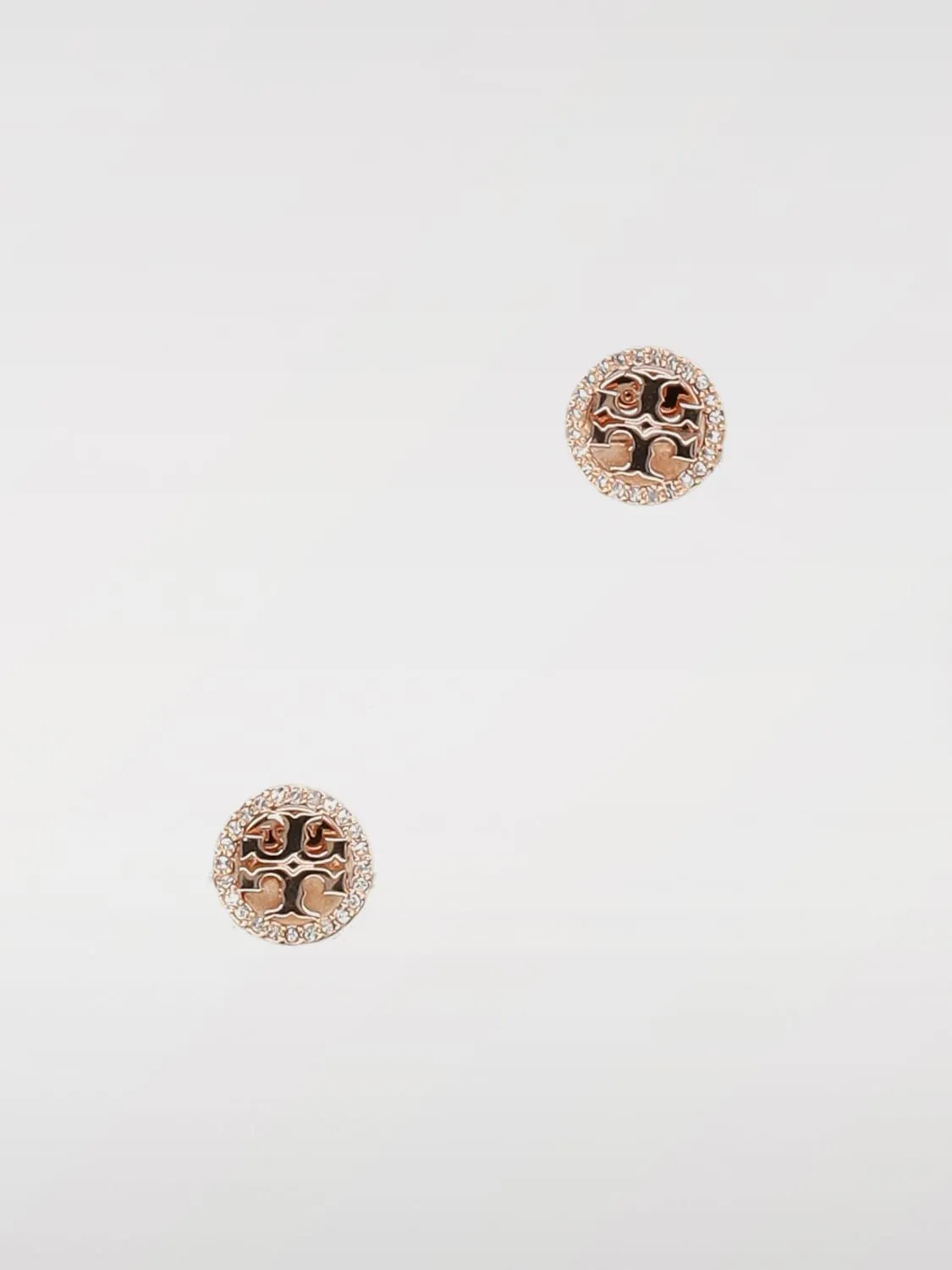 Orecchini Miller Tory Burch in ottone con pavè di strass