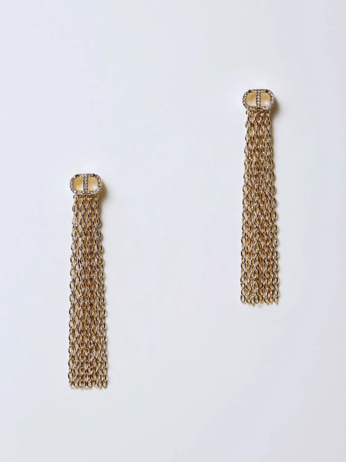 Orecchini chandelier Twinset in ottone