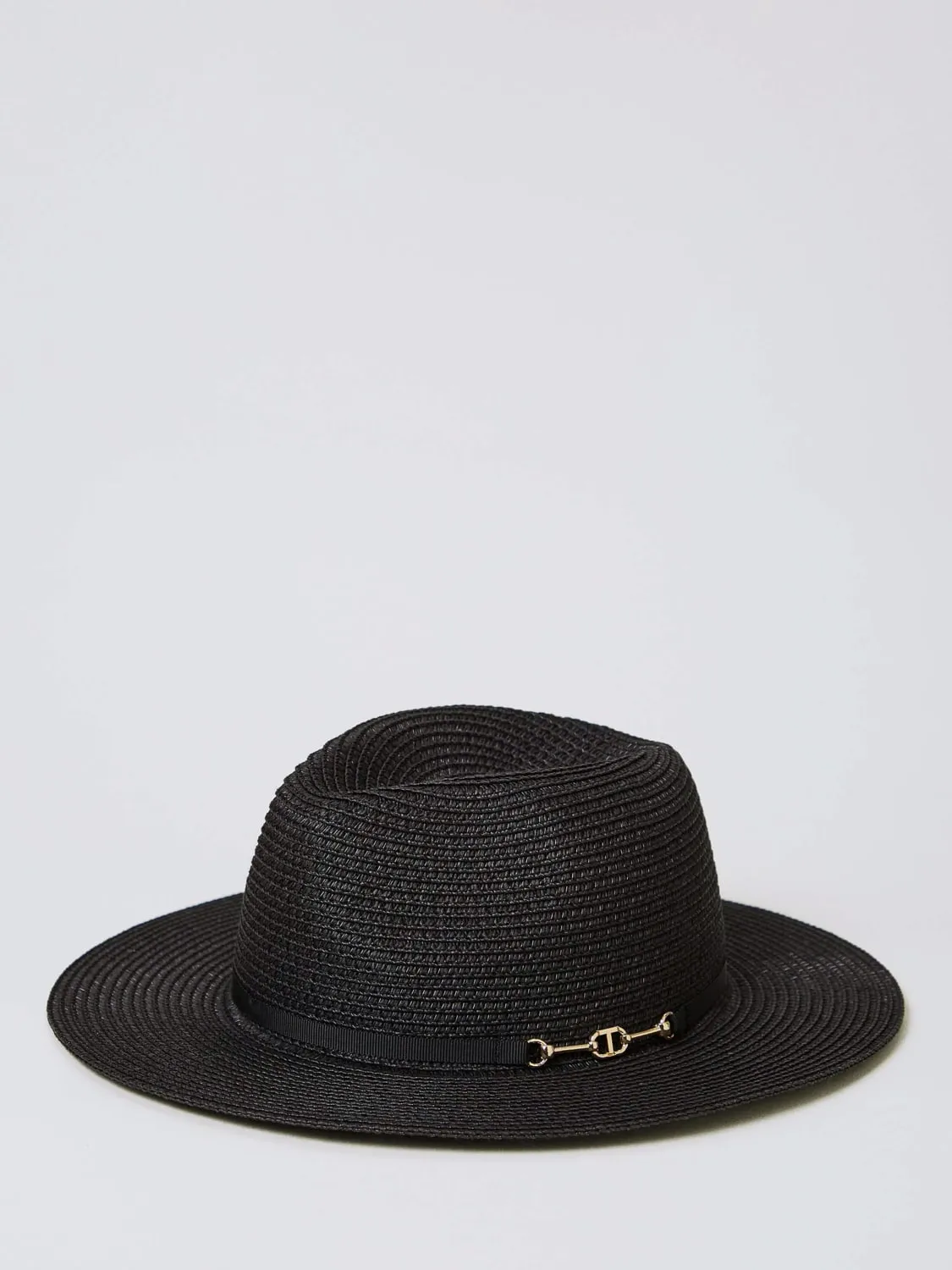 Cappello Oval T Twinset in rafia