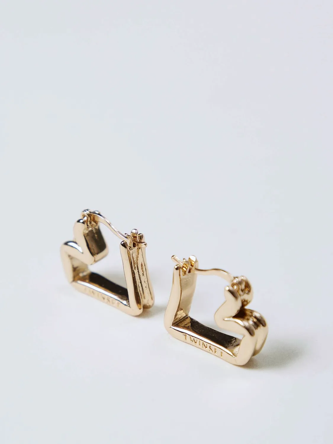 Orecchini Heart Twinset in ottone