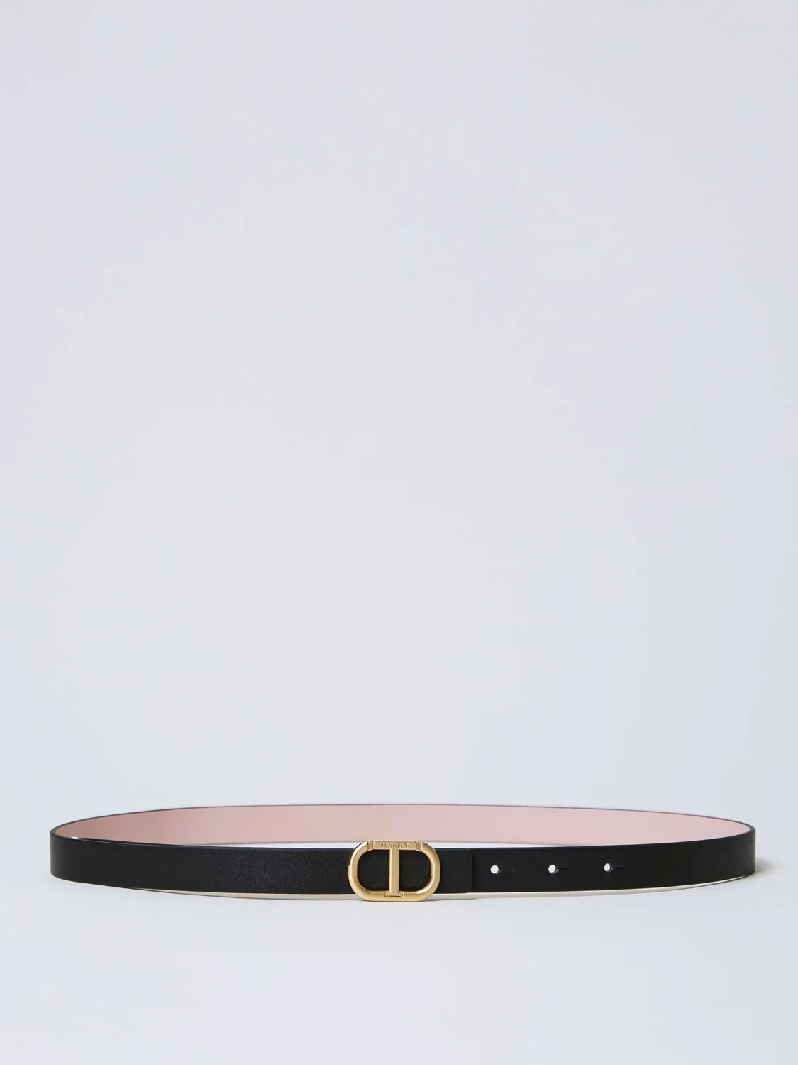 Cintura Twinset in reversibile in pelle sintetica