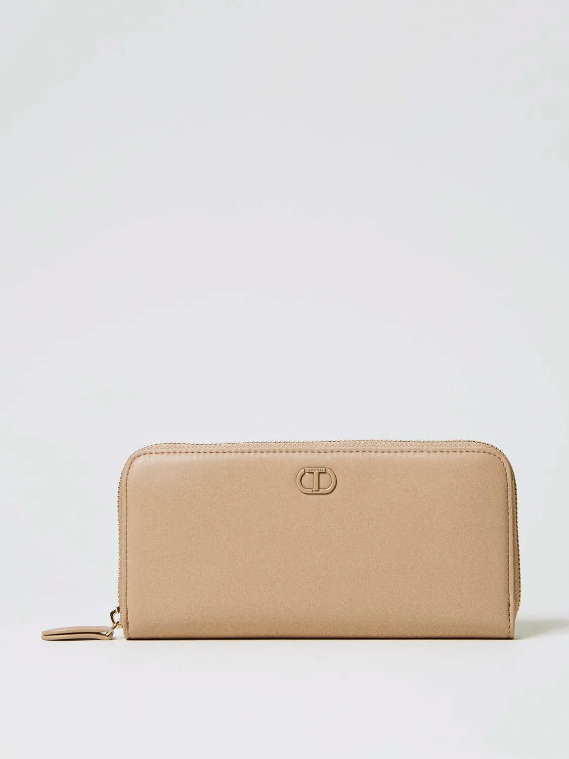 Portafoglio Twinset in pelle sintetica laminata