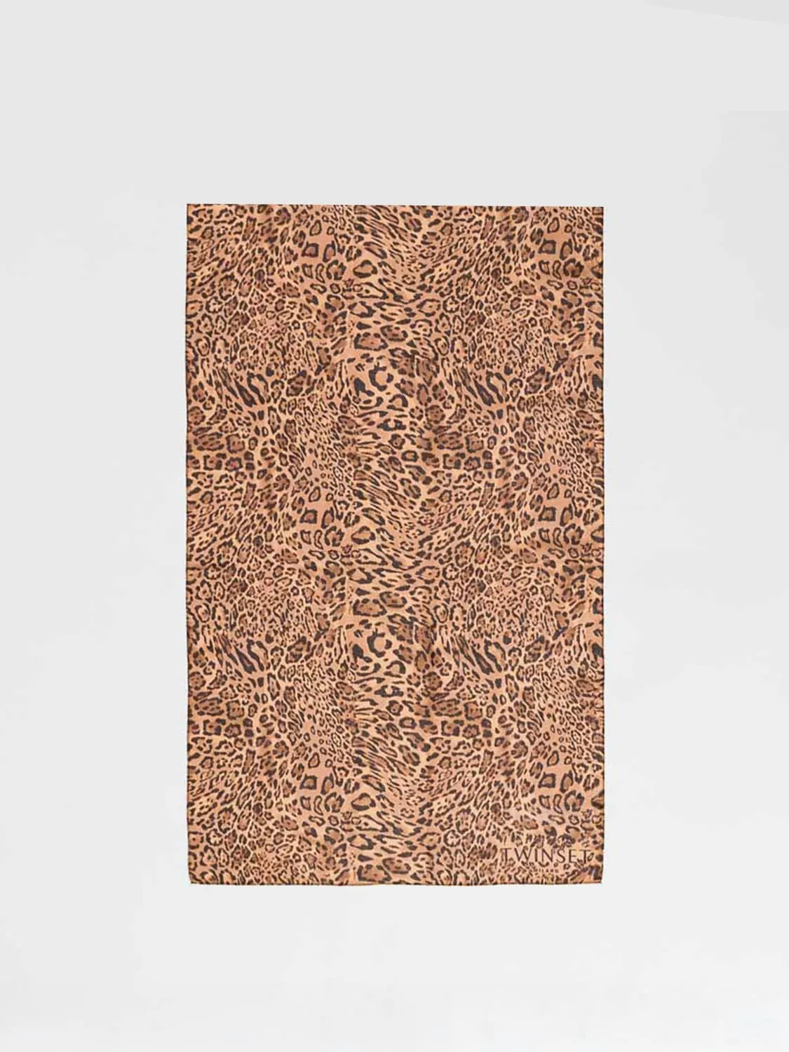 Stola Twinset in modal lurex stampa animalier