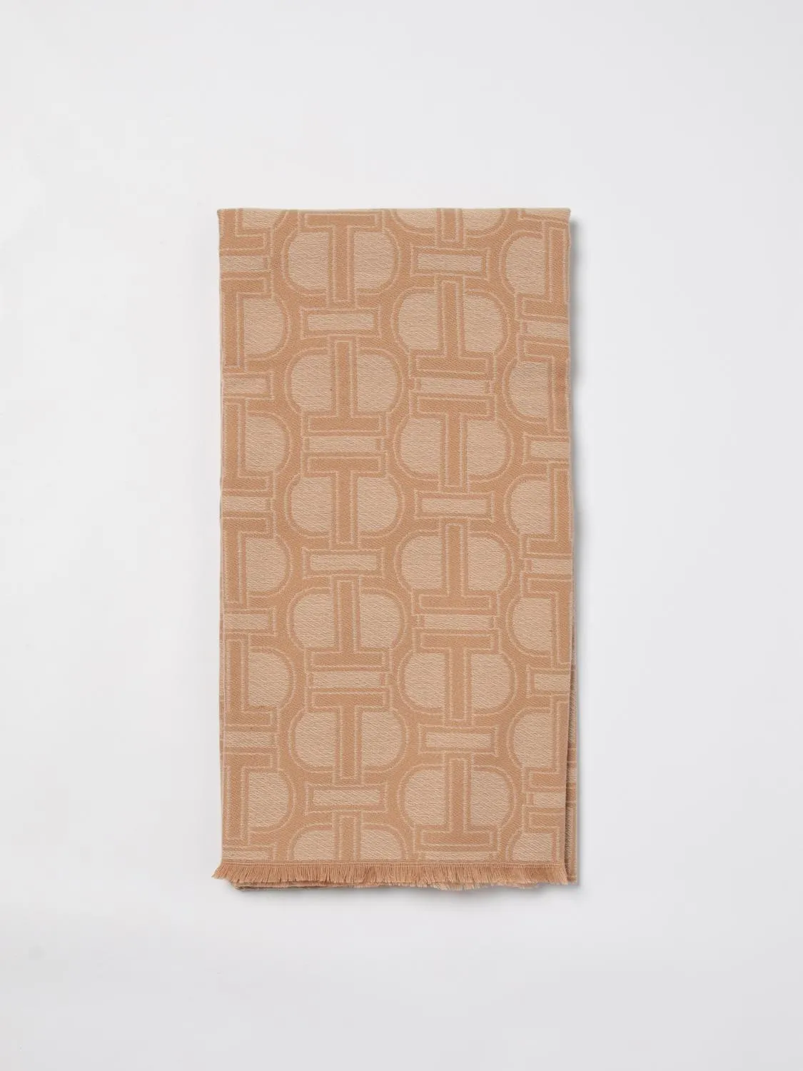 Sciarpa Twinset in viscosa con Oval T jacquard