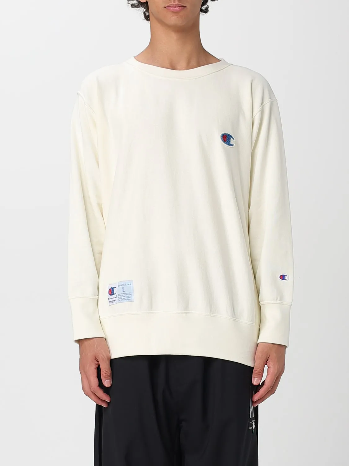 Felpa in cotone con logo Undercover