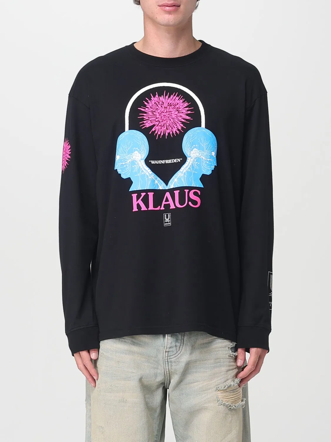 T-shirt in cotone stampata Undercover