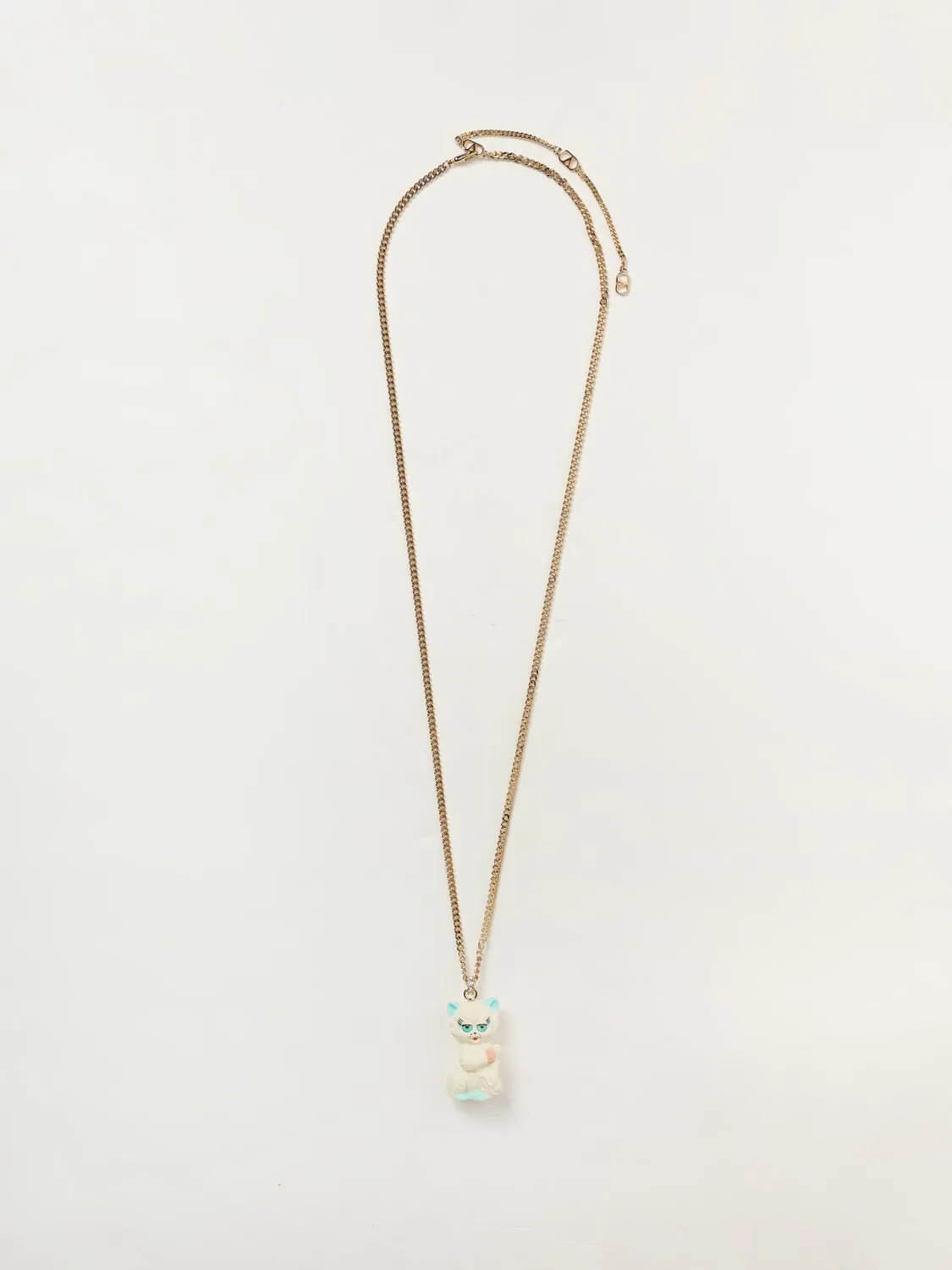Collana Le Chat De La Maison Valentino Garavani in ottone con ciondolo