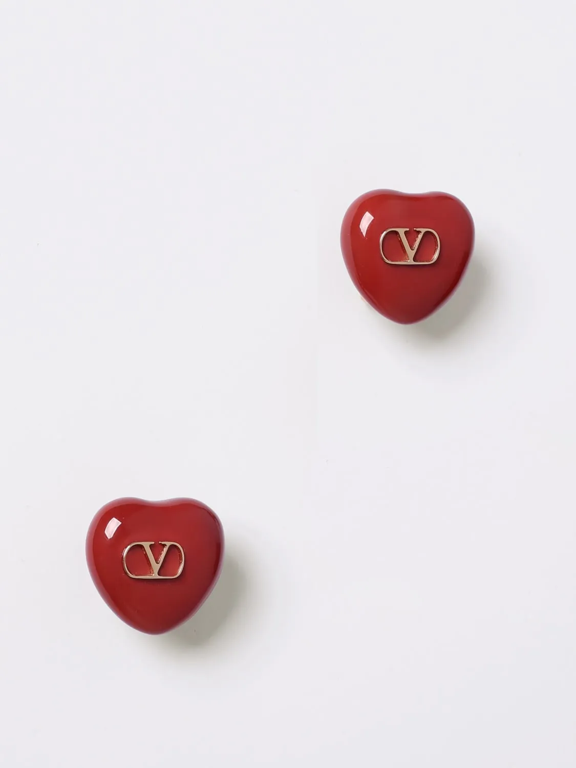 Orecchini Coeur Royal Valentino Garavani in ottone smaltato