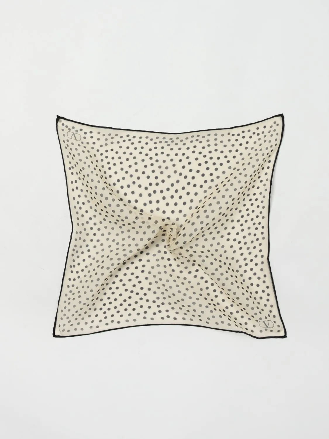 Fazzoletto da taschino Valentino Garavani in seta a pois
