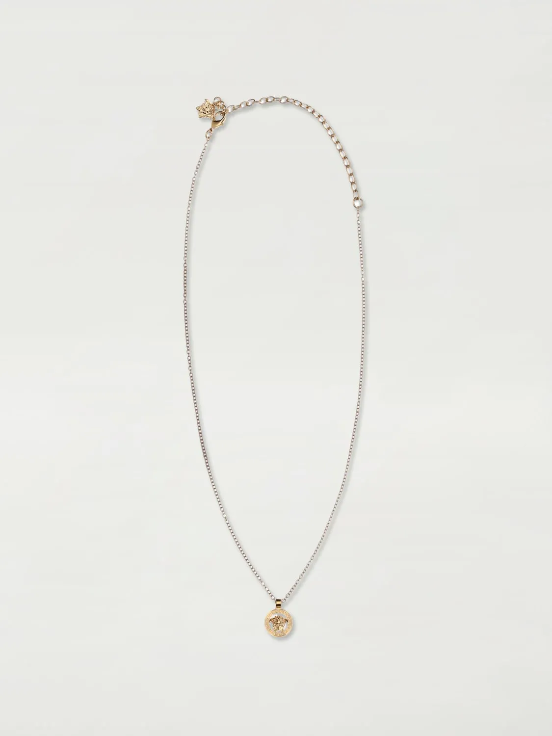 Collana Medusa Versace in ottone con ciondolo