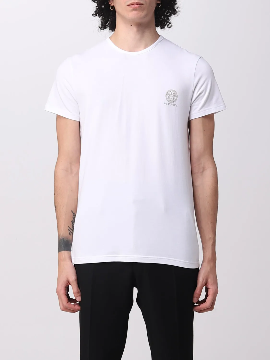 T-shirt intima Versace in cotone