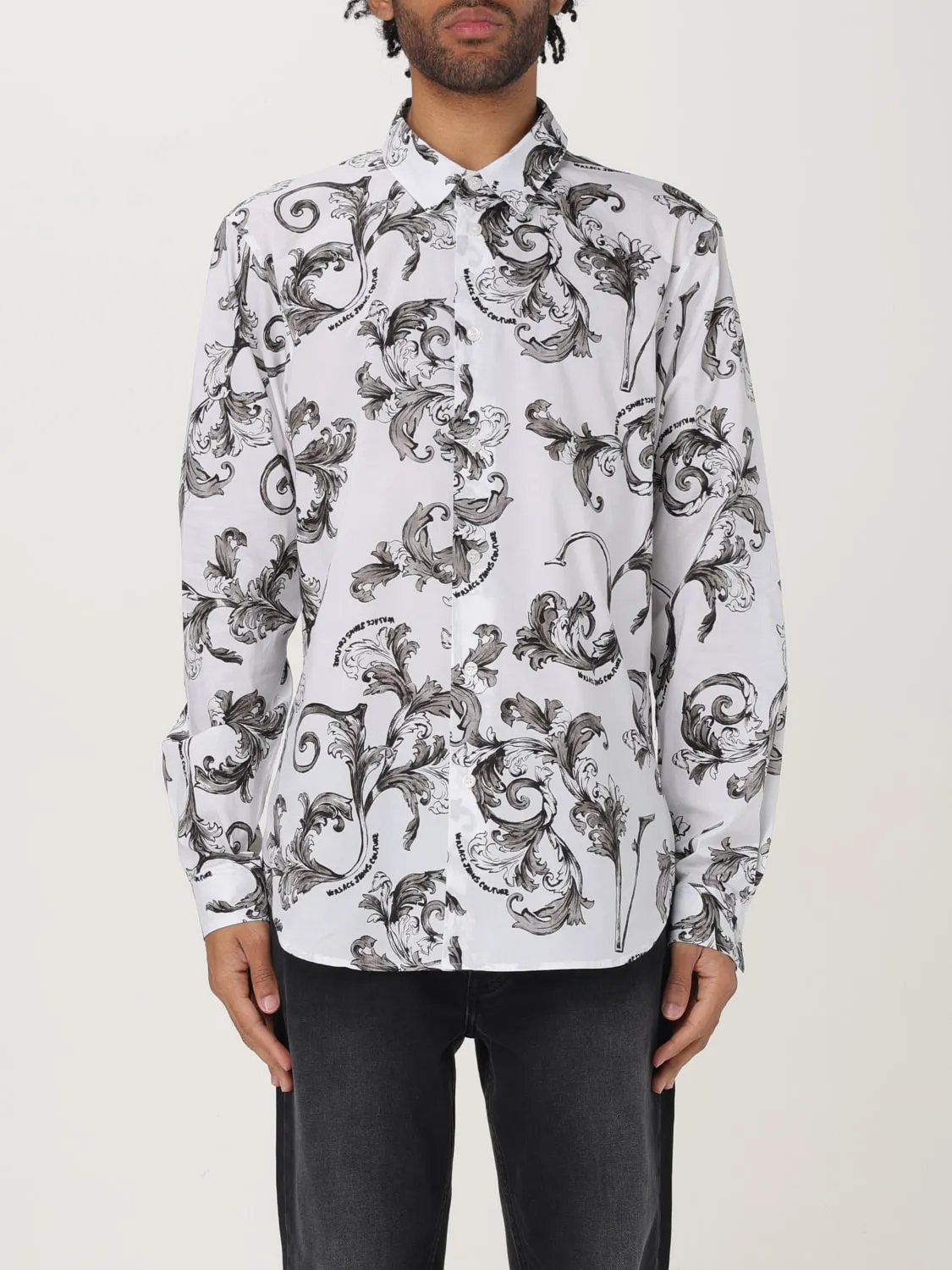 Camicia Versace Jeans Couture in cotone con stampa