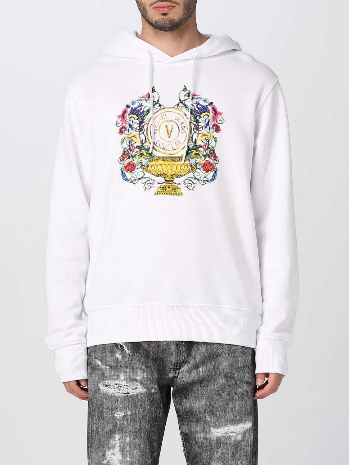 Felpa Versace Jeans Couture in cotone