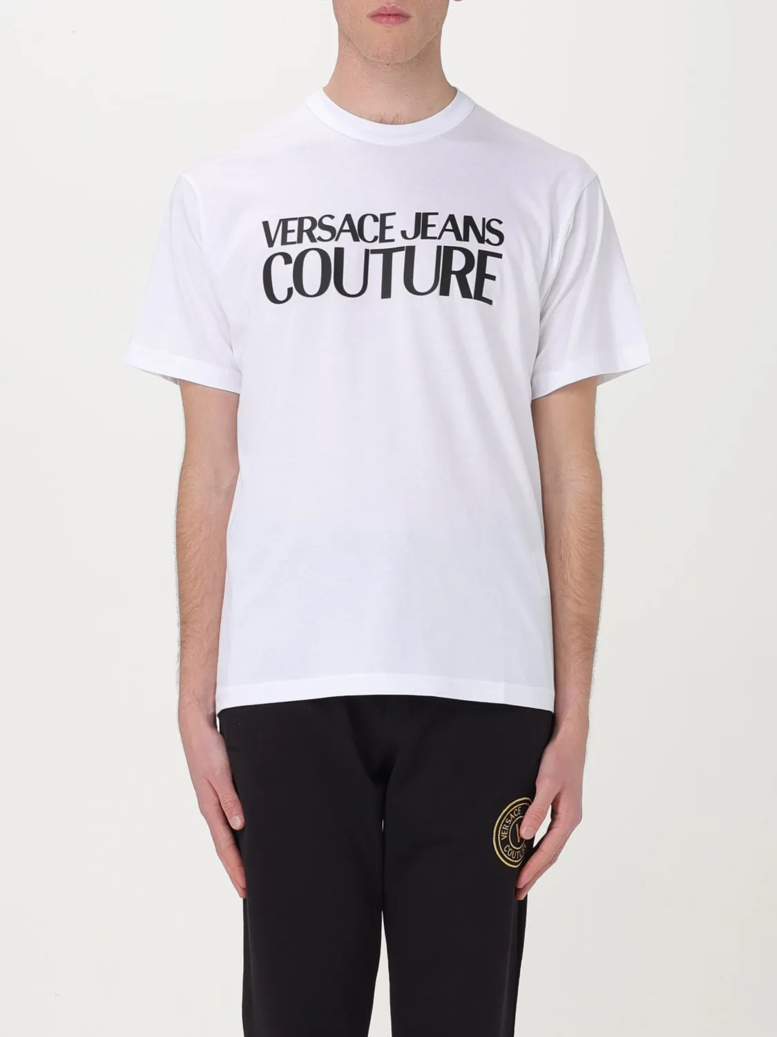 T-shirt con logo Versace Jeans Couture