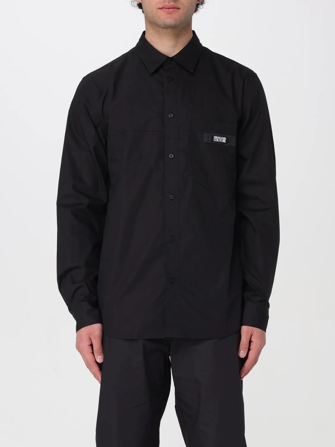 Camicia Versace Jeans Couture in cotone con logo