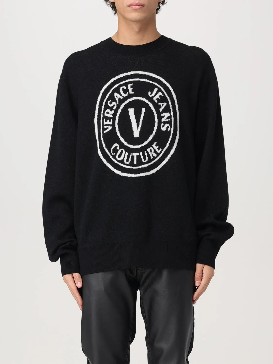 Pullover Versace Jeans Couture in lana stretch