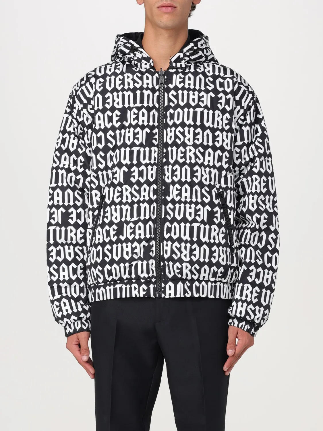 Bomber reversibile Versace Jeans Couture in nylon