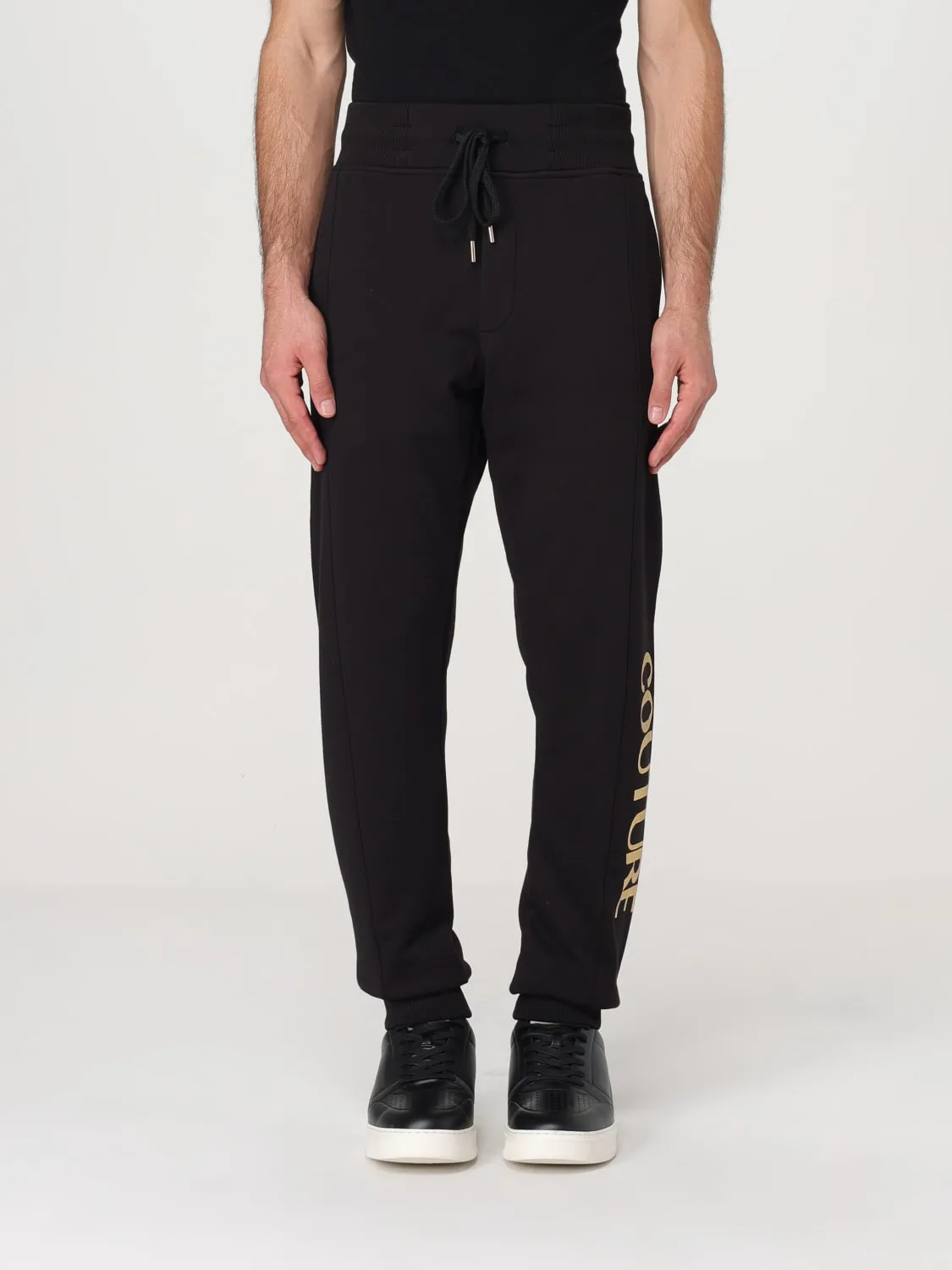 Pantalone Versace Jeans Couture in cotone con logo