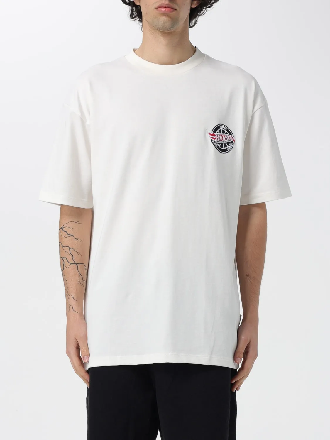 T-shirt Hot Wheel Vision Of Super in cotone stampato