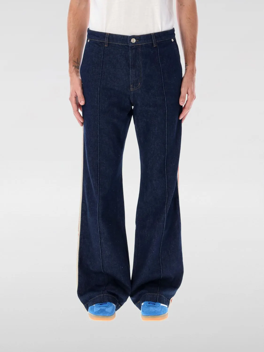 Jeans Wales Bonner in denim di cotone