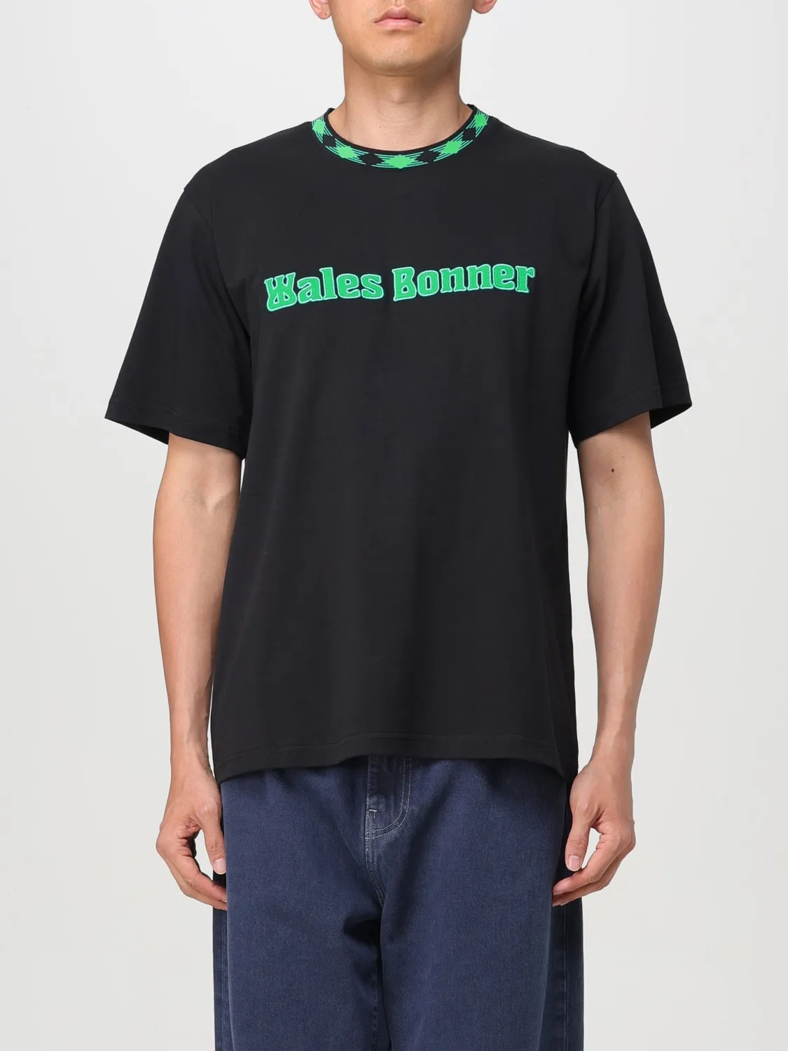 T-shirt Wales Bonner in cotone con logo