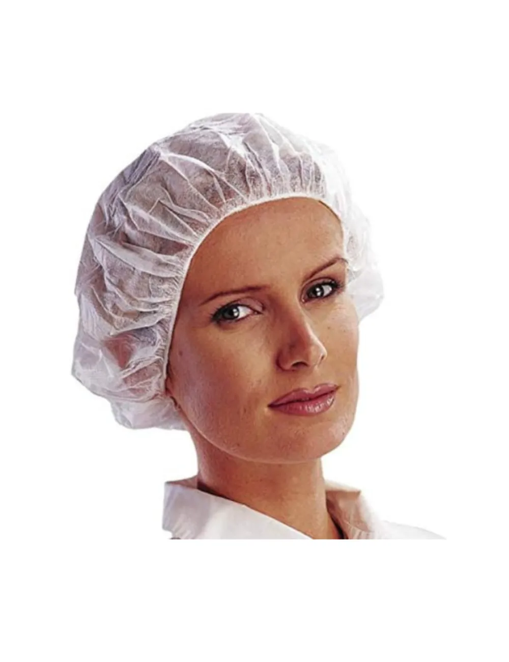 White Disposable Work Cap 100pcs