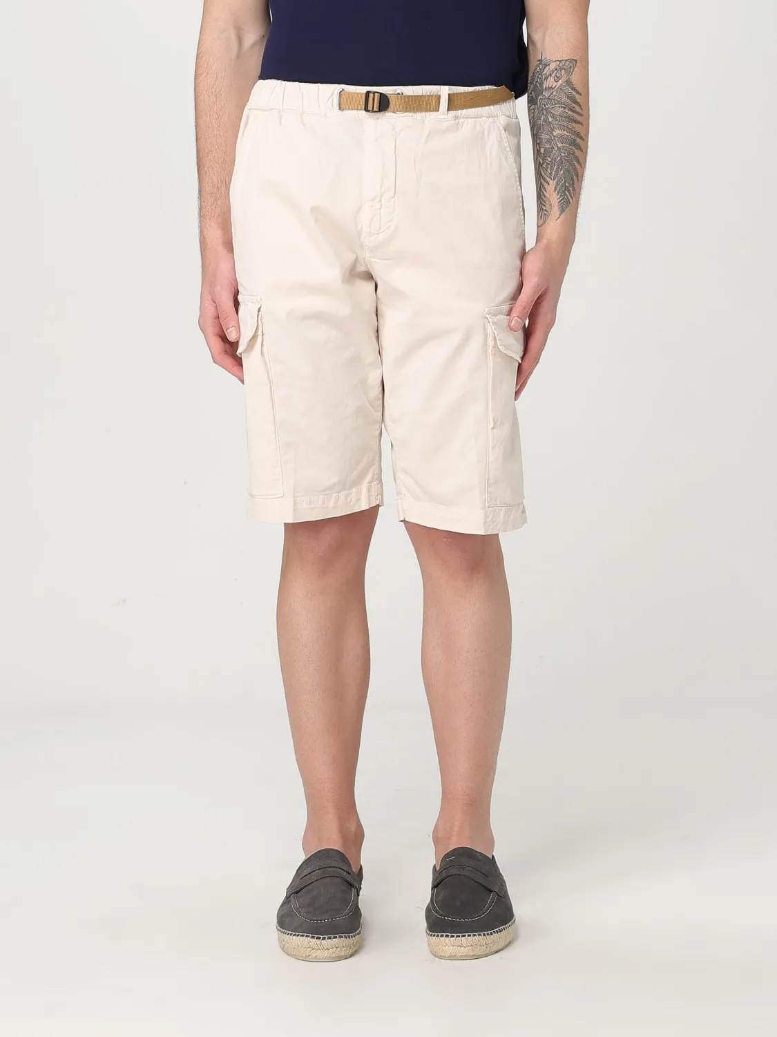 Pantaloncino cargo White Sand in cotone stretch
