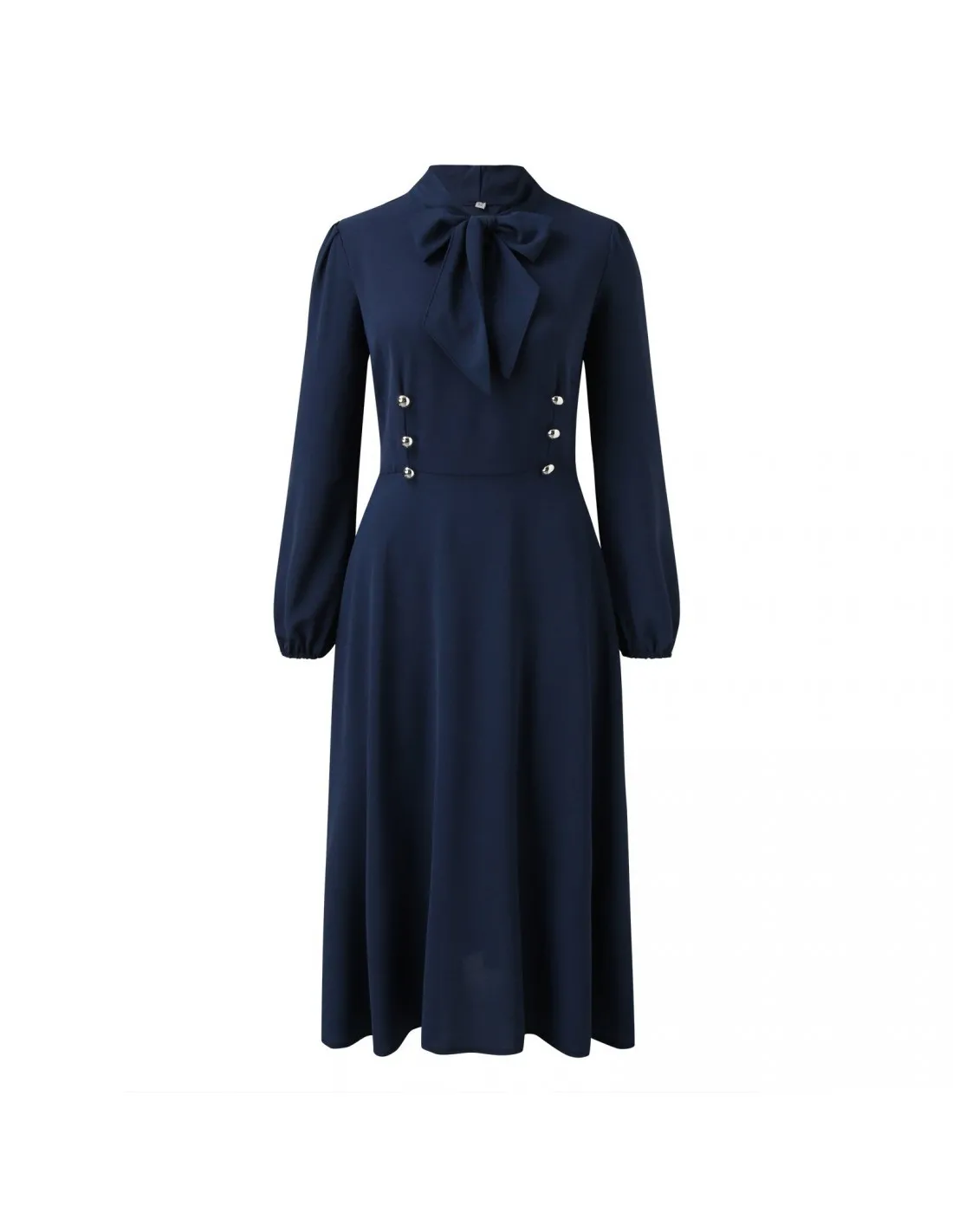 Womens Autumn And Winter Dress Stand Collar Long Sleeve Temperament High Grade Style Retro Summer Dresses For Women Wit