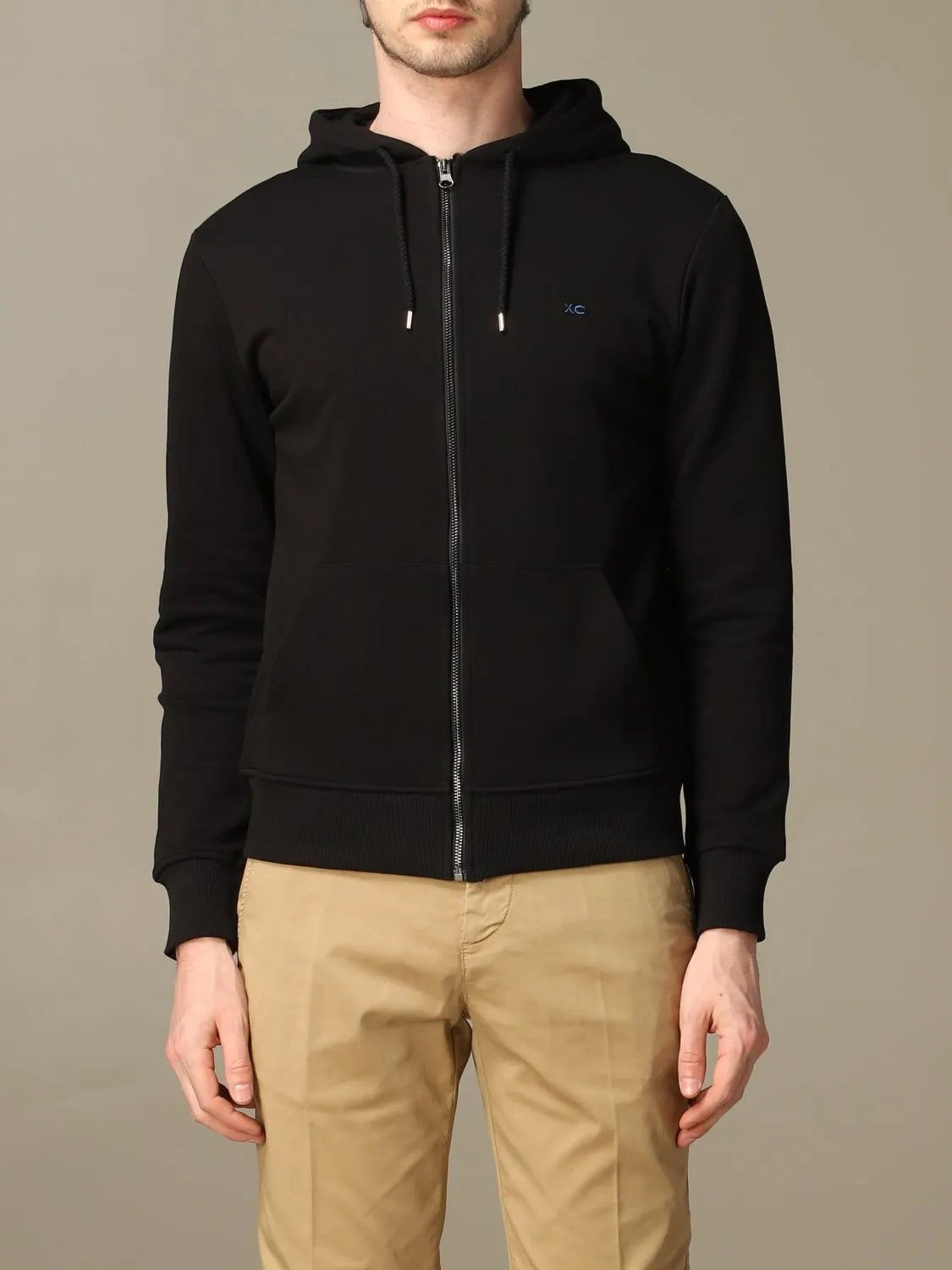 Felpa XC con cappuccio e zip