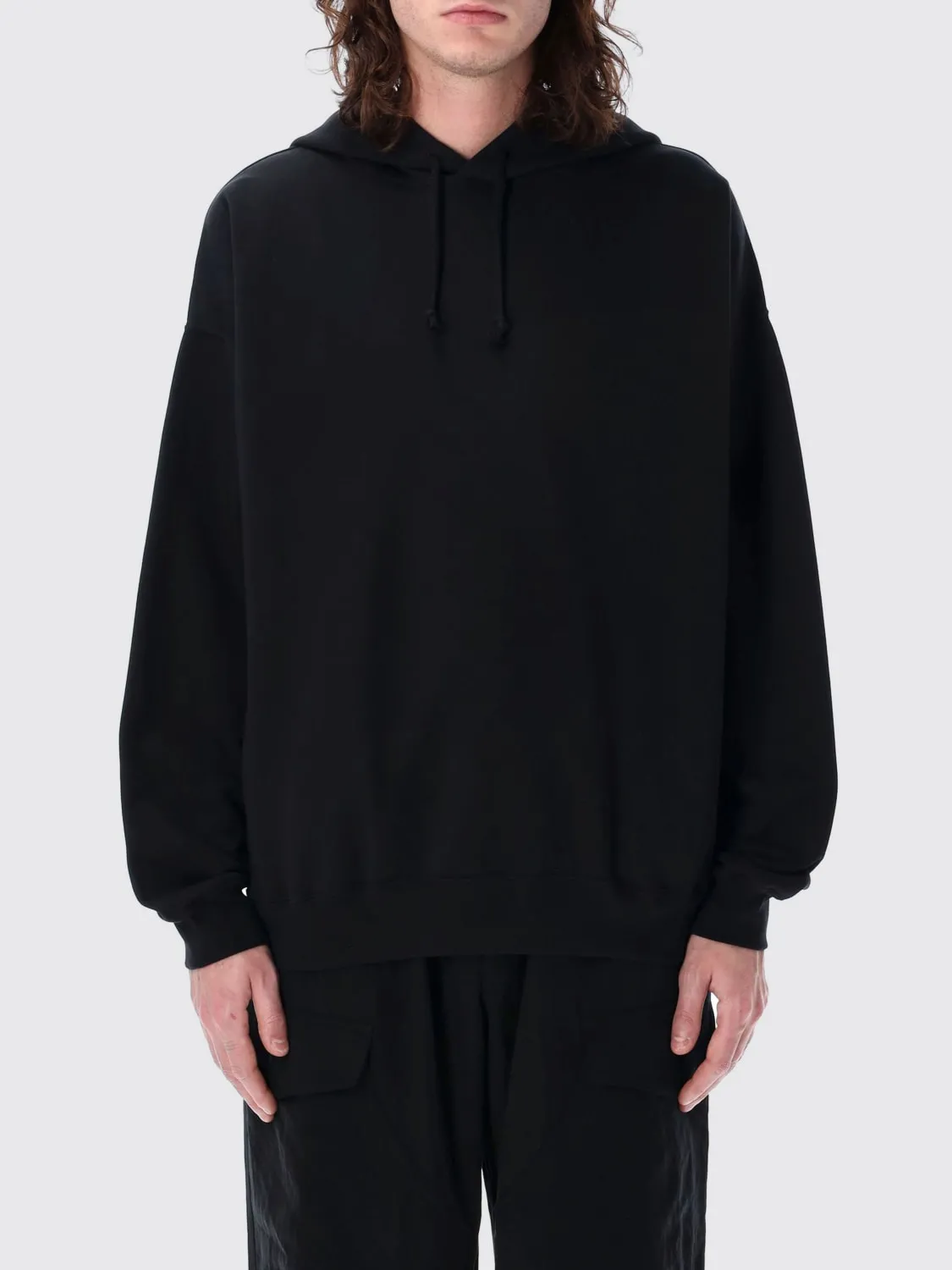 Felpa Y-3 in cotone con stampa logo