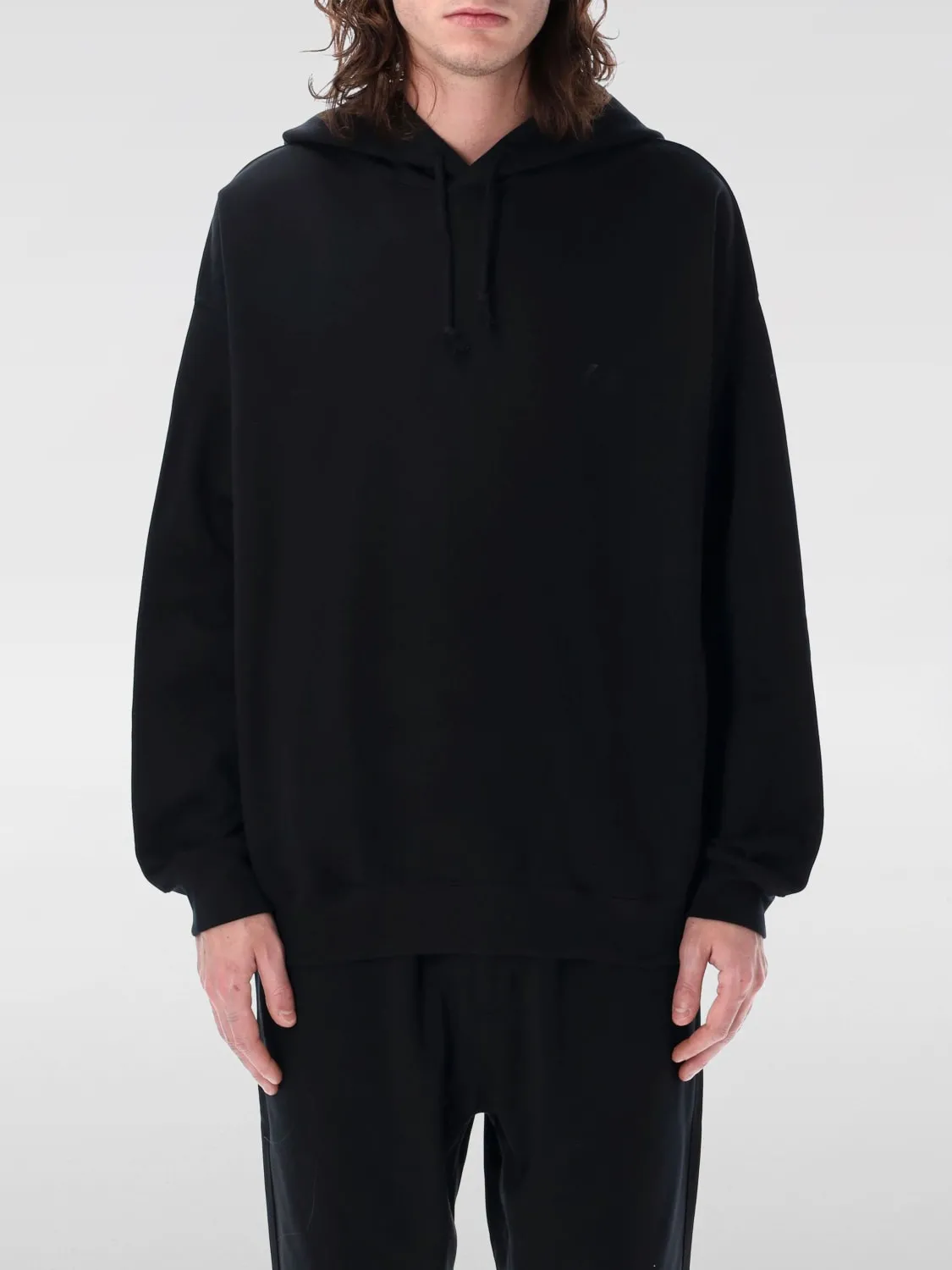 Felpa con cappuccio Y-3 in misto cotone