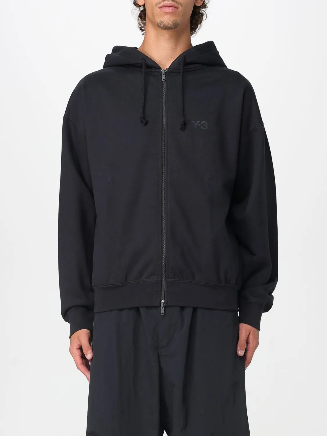 Felpa con cappuccio e zip Y-3