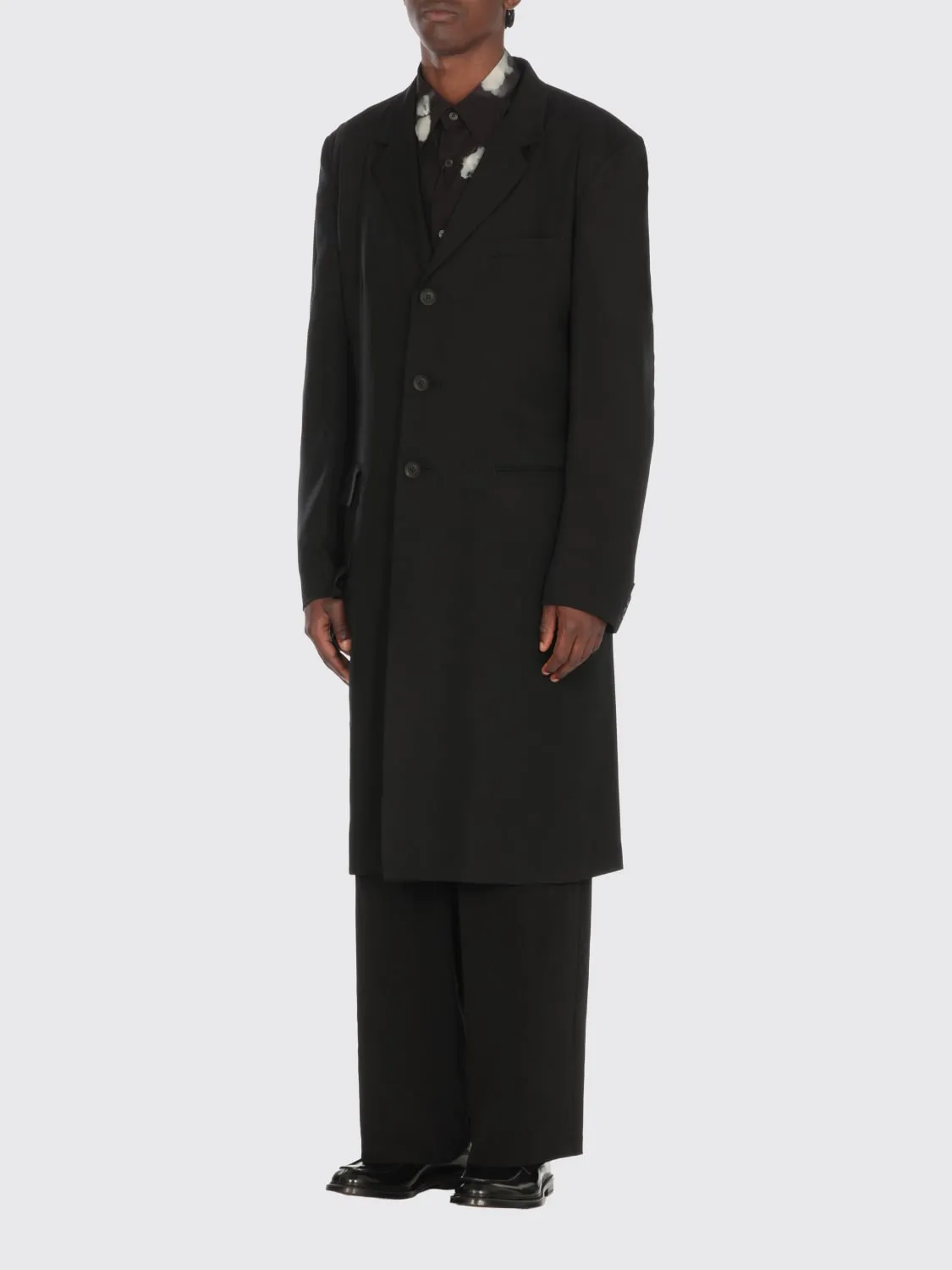 Cappotto a monopetto lungo Yohji Yamamoto
